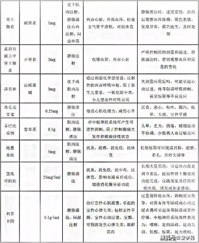 抢救药品目录最新版及其应用概览