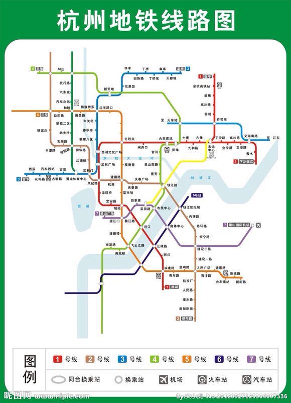 杭州地铁最新版规划图，构建未来城市交通蓝图